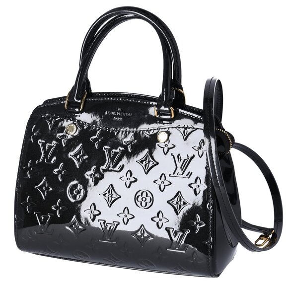 Louis Vuitton Brea PM Monogram Vernis Handbag M50600 Noir Patent Leather - Picture 3 of 11